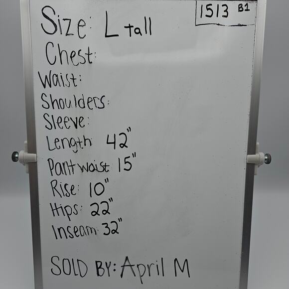 Halara Womans size L Tall Flex High Waisted Wide Leg Waffle Work Pants Black - Picture 7 of 7